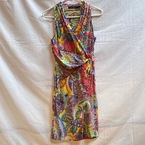 LRL Colorful sleeveless dress